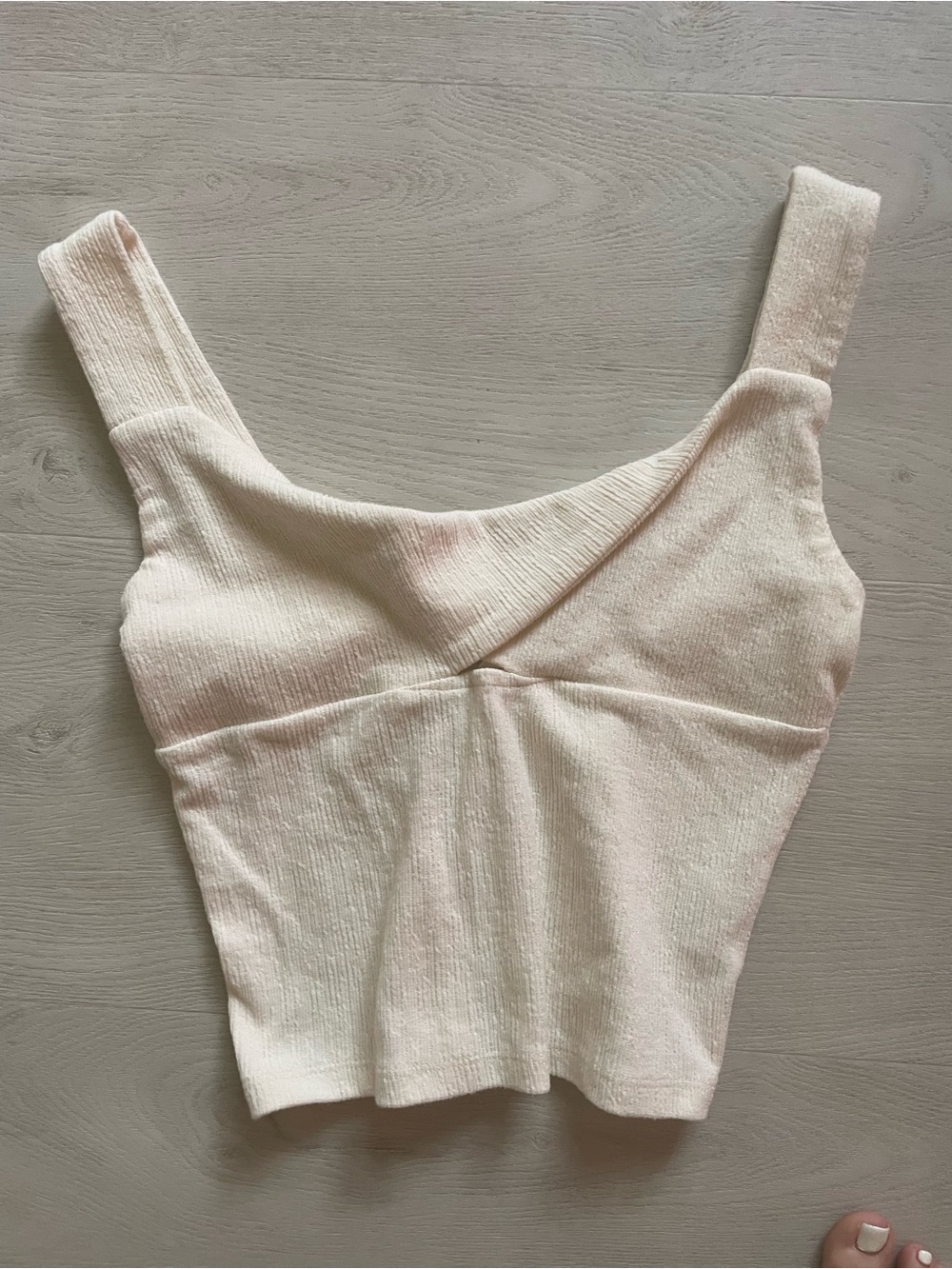 Women’s O’Neill Cream Ribbed Square-Neck Tank Top